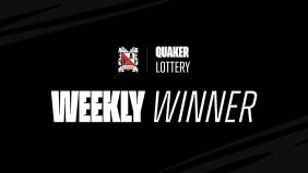 Darlington FC Lottery Weekly winner