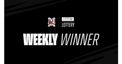 Darlington FC Lottery Weekly winner