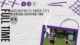 Under 23s win comfortably at Wrekenton in Minor Cup