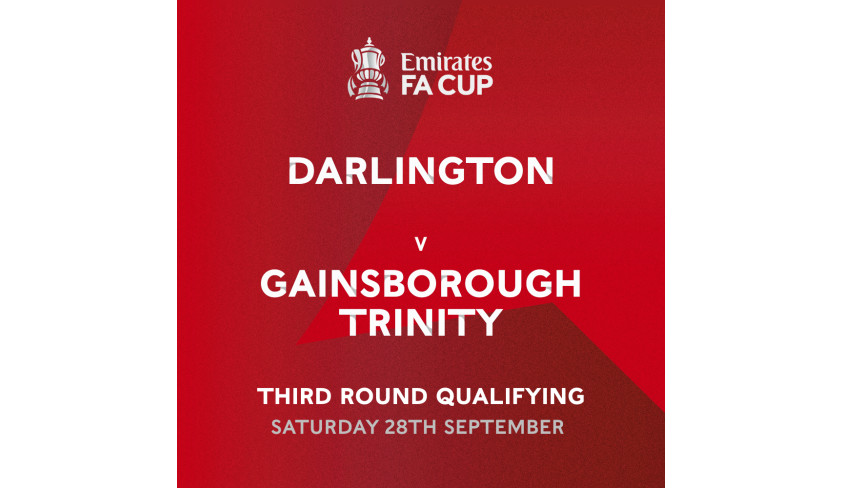 Darlington v Gainsborough Trinity FA Cup tie