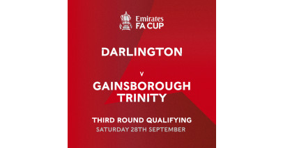 Darlington v Gainsborough Trinity FA Cup tie