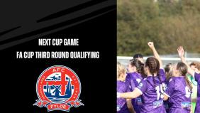 Darlington Women in FA Cup action