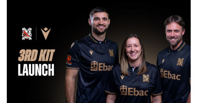 Black and Gold, Black and Gold!  - new Darlington FC third kit