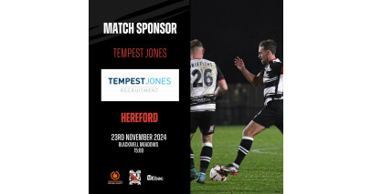 Thanks to our match sponsor: Tempest Jones