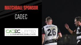Thanks to our matchball sponsor -- Cadec