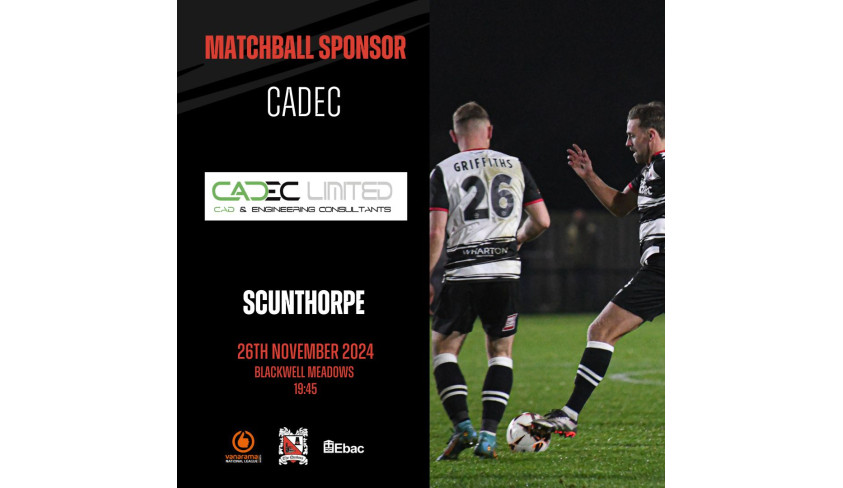 Thanks to our matchball sponsor -- Cadec