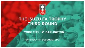 York FA Trophy tickets now on sale