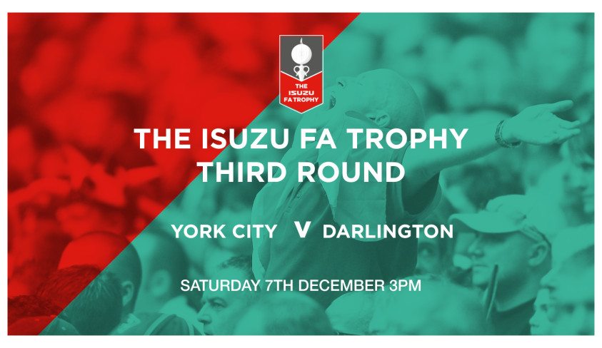 York FA Trophy tickets now on sale