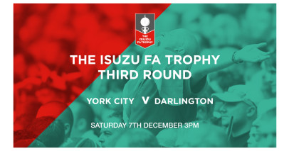 York FA Trophy tickets now on sale