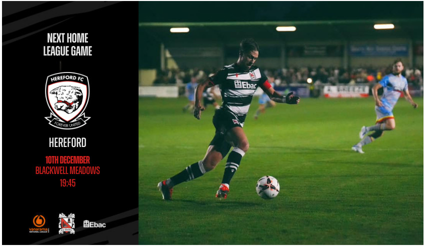 Secure your ticket for the Hereford game