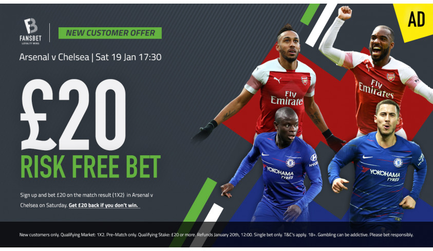 An offer from our betting partners FansBet