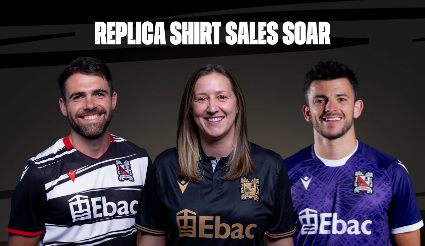 Darlington FC Replica Shirt Sales Soar