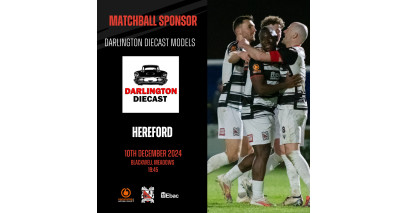 Thanks to our matchball sponsor: Darlington Diecast Models