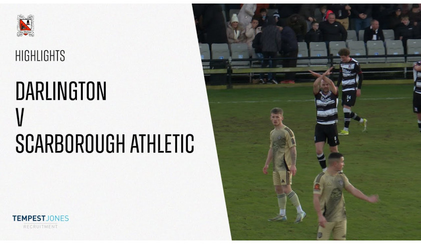 Darlington v Scarborough: Match Highlights