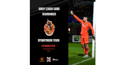 Spennymoor game re-arranged