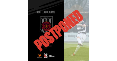 Chorley game postponed