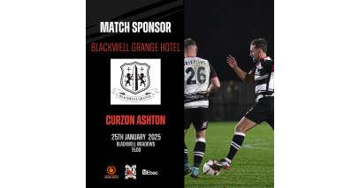 Thanks to our match sponsors: Blackwell Grange Hotel