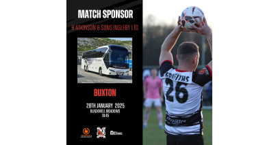 Thanks to our match sponsors: H Atkinson and sons