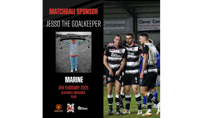 Thanks to our matchball sponsor: Jesso the goalkeeper