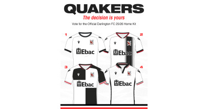 Vote for the Darlington FC home shirt for the 2025/26 season!