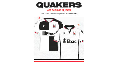 Darlington FC Home Kit 25/26 vote — the final