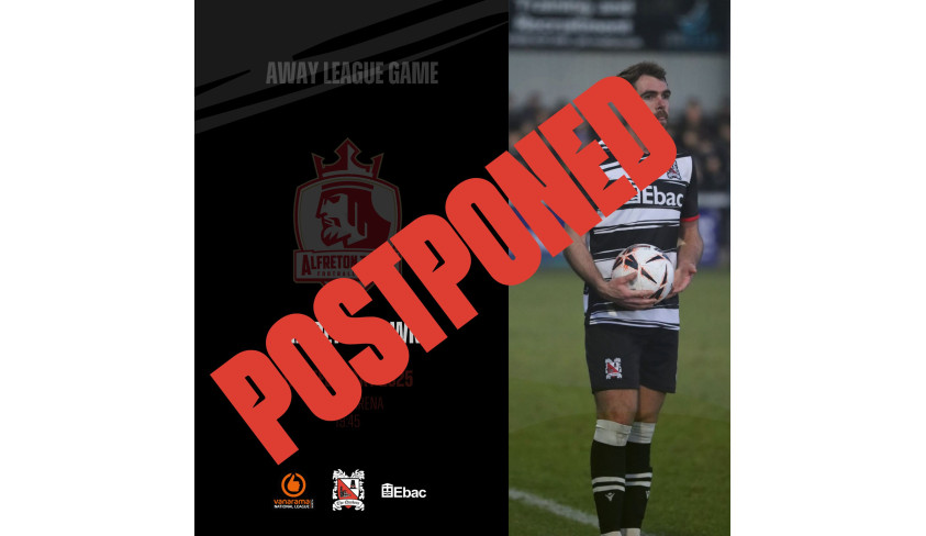 Alfreton game postponed