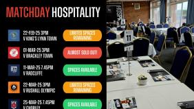 Experience Darlington FC Hospitality