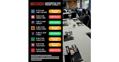 Experience Darlington FC Hospitality