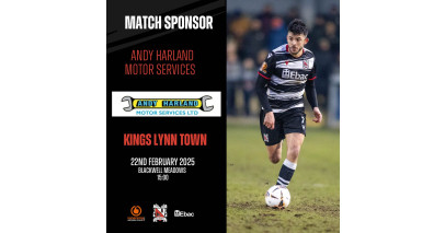 Thanks to our match sponsor: Andy Harland Motor Services