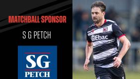 Thanks to our matchball sponsor: SG Petch
