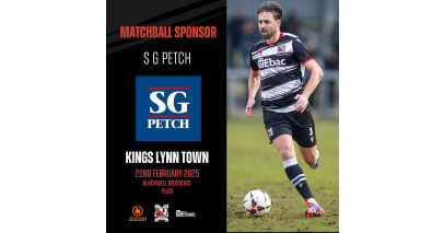 Thanks to our matchball sponsor: SG Petch