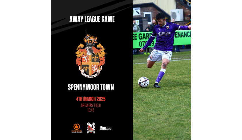 Spennymoor v Darlington Tuesday 4th March