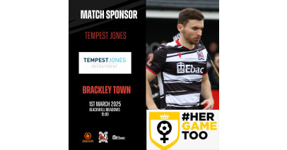 Thanks to our match sponsors: Tempest Jones