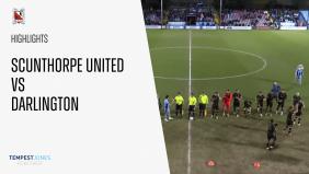 Match Highlights: Scunthorpe United v Darlington
