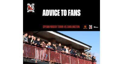 Spennymoor v Darlington: Advice to fans