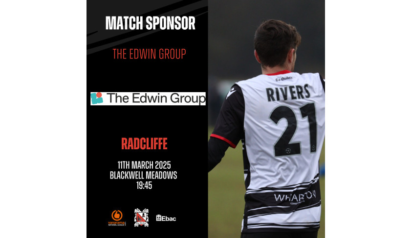 Thanks to our match sponsors The Edwin Group