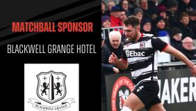 Thanks to our matchball sponsors: Blackwell Grange Hotel