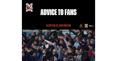 Alfreton v Darlington: Advice to fans