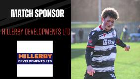 Thanks to our match sponsor: Hillerby Developments