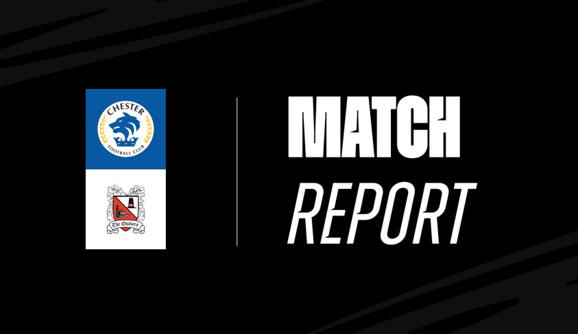 Quakers beaten at Chester after being in the lead at half time