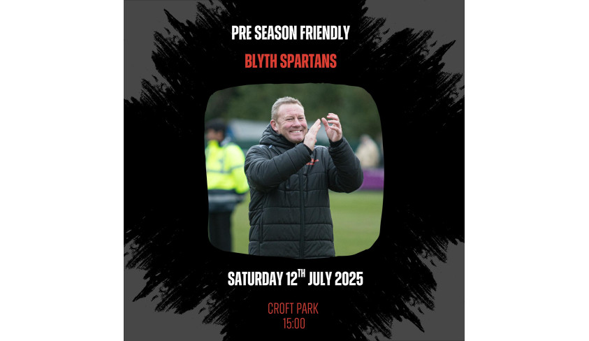 Quakers to play friendly at Blyth Spartans