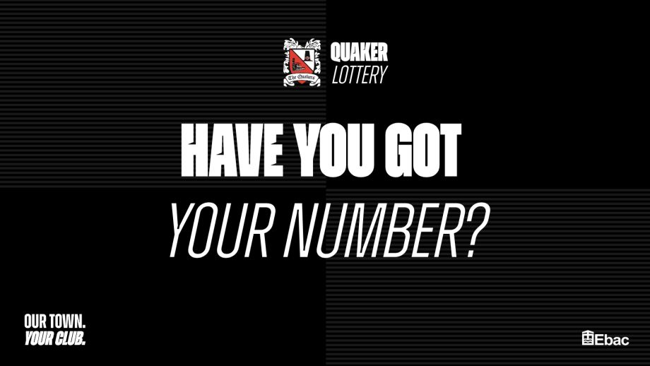 Click here to sign up to the Darlo Fans Lottery