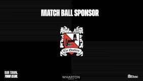 Be the matchball sponsor of a Darlington FC game!