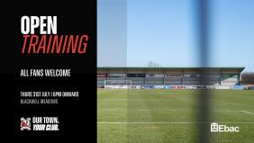 Open Training Session and Squad Photo Night – Thursday 31st July