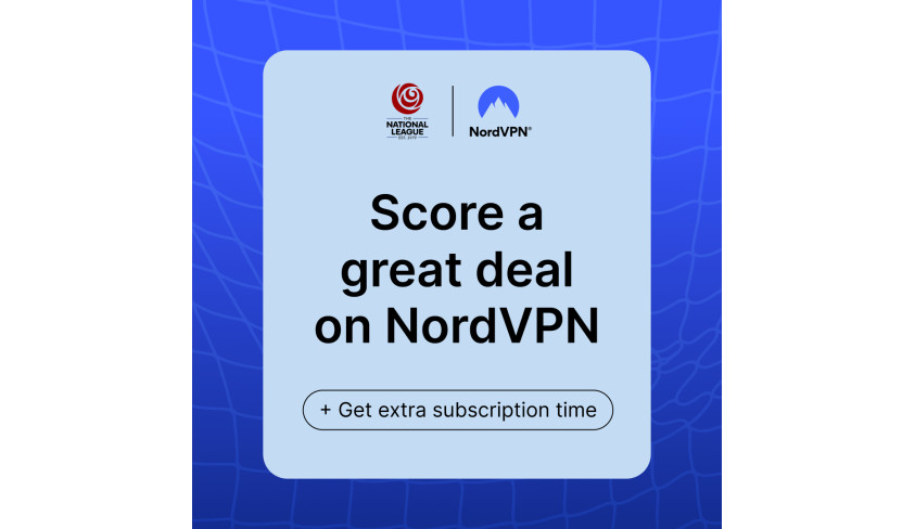 From the league: NordVPN Announced As National League’s Cyber Security Partner