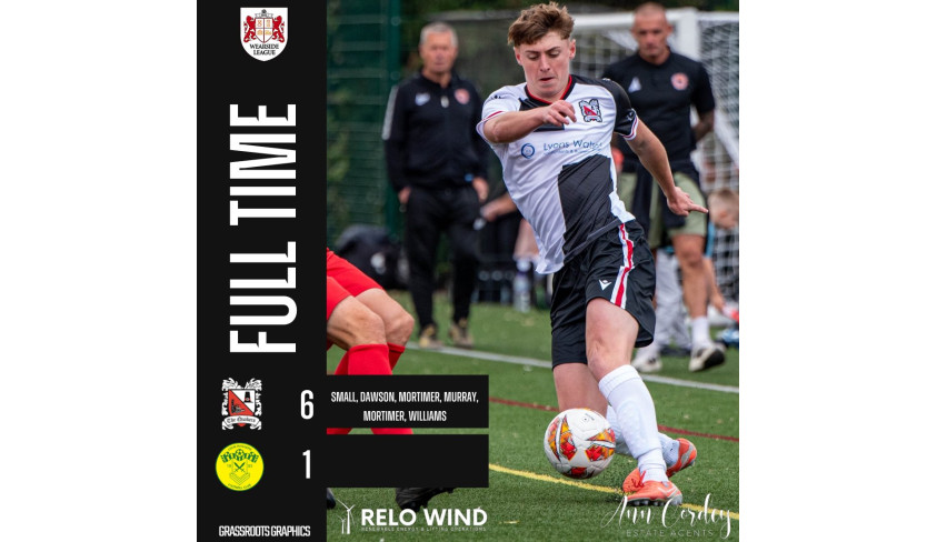 Under 23s bounce back with a six goal win