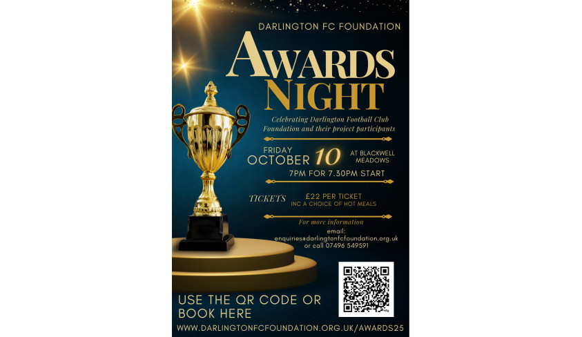 Come to the Foundation Awards night