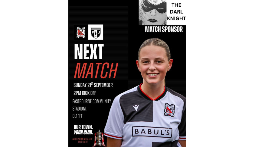 Darlington Women in FA Cup action on Sunday