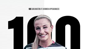 Chloe reaches 100 appearances for Quaker Women