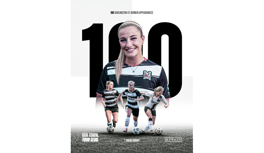 Chloe reaches 100 appearances for Quaker Women